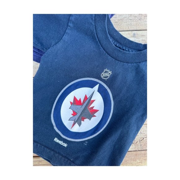 Winnipeg Jets Toddler Bundle of 2 Tee Shirt T-Shirt Long Sleeve Short Sleeve Sz - Picture 3 of 6